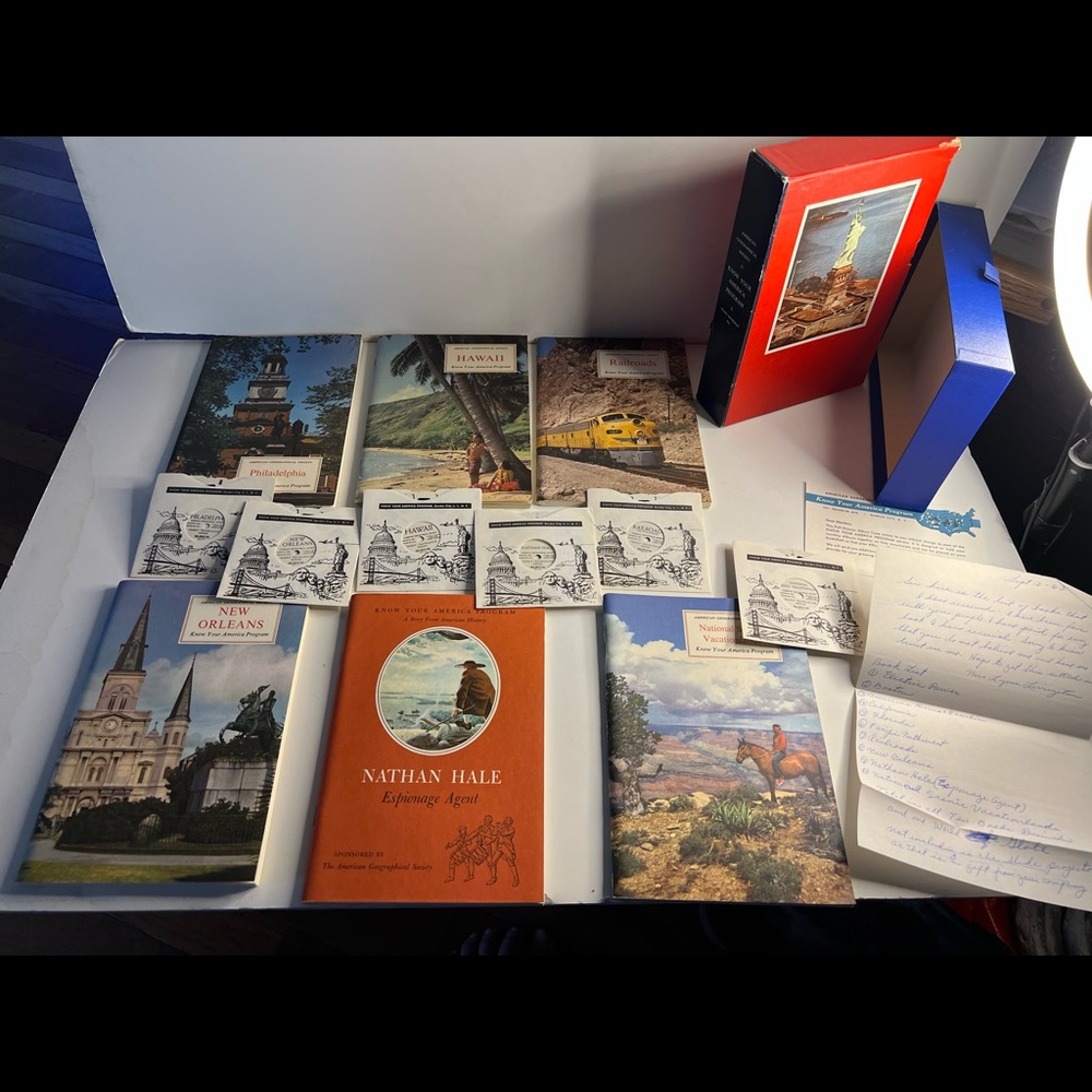 Collectible 1963 “Know Your America” Set -Read this Cool Description Ephemeral